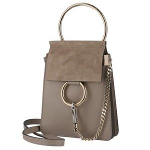 Chloe Faye Small Bracelet Shoulder Bag Gray